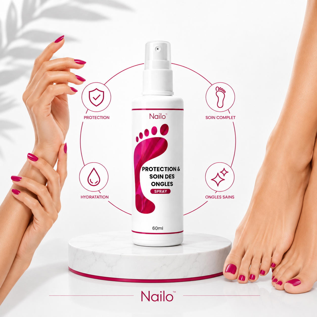 Nailo™ | Soin Fortifiant & Ongles Résistants
