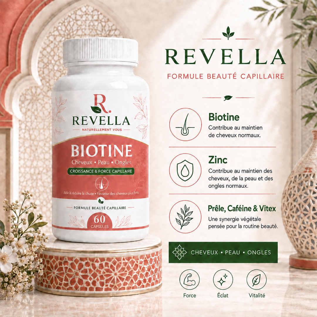 REVELLA BIOTINE 60 capsules — visuel produit 1