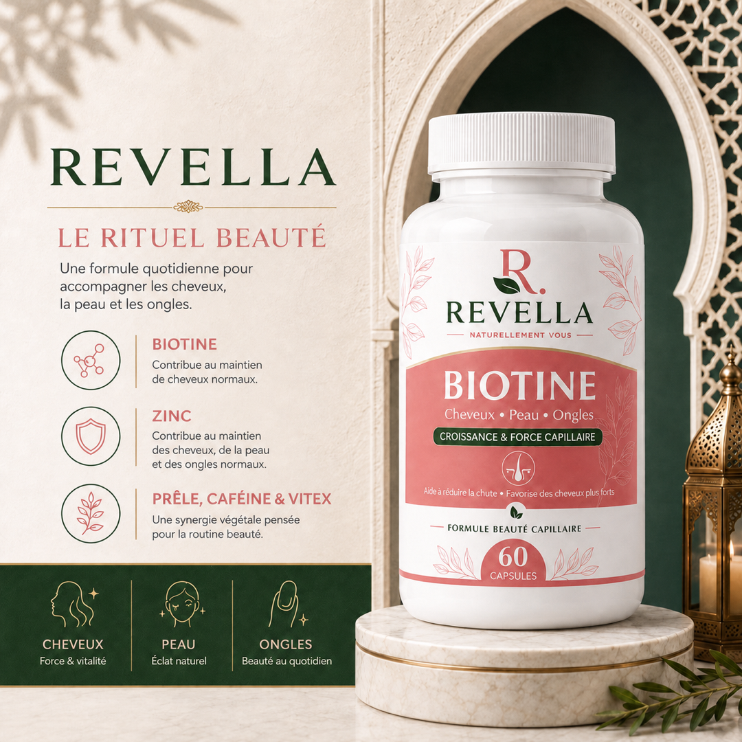 REVELLA BIOTINE 60 capsules — visuel produit 4