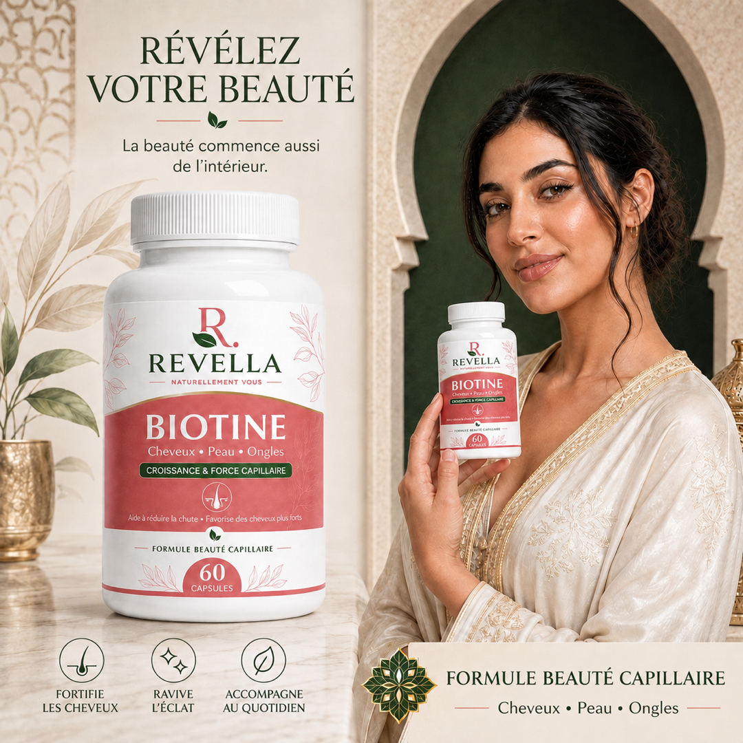 REVELLA BIOTINE 60 capsules — visuel produit 5